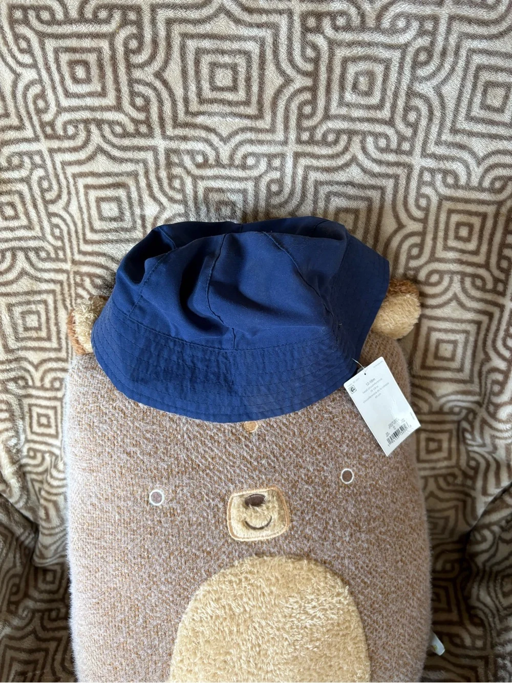 🦄🦄SOLD🦄🦄Just One You Carters Baby Navy UPF 50 Sun Bucket Hat 12-18M NWT